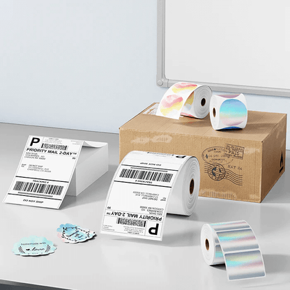 thermalabel shipping label printer label sticker types