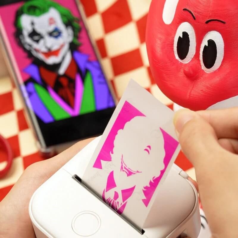 thermanote thermal paper red green blue on white joker 2